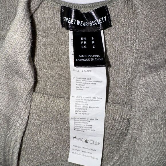 Streetwear society size small tank top bodysuit - Picture 2 of 7